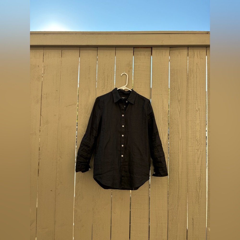 Quince 100% Linen Long Sleeve Shirt